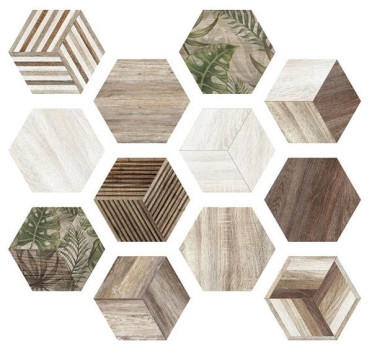 Керамогранит AFRICA Hexa (12 вариаций рис.) 23.2x26.7 от ITT Ceramic (Испания)