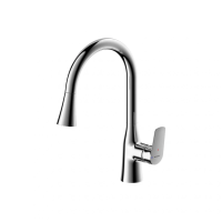 Смеситель для кухни с вытяжным изливом Bravat F7460564CP-ENG