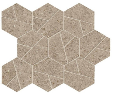 Мозаика Boost Stone Clay Mosaico Hex (A7CW) 25x28.5 от Atlas Concorde (Италия)