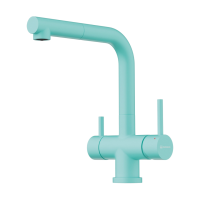 Смеситель для кухни с выдвижной лейкой Omoikiri Takamatsu-S-AZ 4994492 azur blue