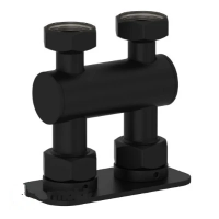 Модуль прямой Сунержа EU50 2х3/4" матовый чёрный (31-1539-3434)