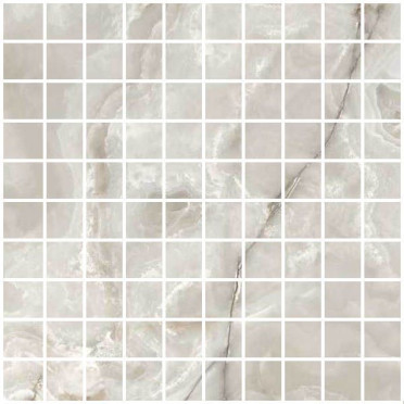 Мозаика ONYX&MORE SILVER ONYX SATIN MOSAICO 3X3 (767665) 30x30 от Casa Dolce Casa (Италия)