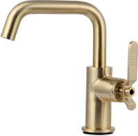 Смеситель на раковину Bronze de Luxe 1760'S Loft матовое золото (1178CG)