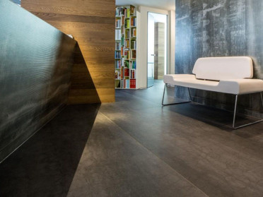 Керамогранит настенный IMETALLI PLUMBEO (LAMF008411) 100x300x3.5 от Laminam (Россия)