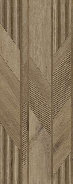Настенная плитка GENT ARROW 3D ROBLE (100337338) 59.6x150 от Porcelanosa (Испания)