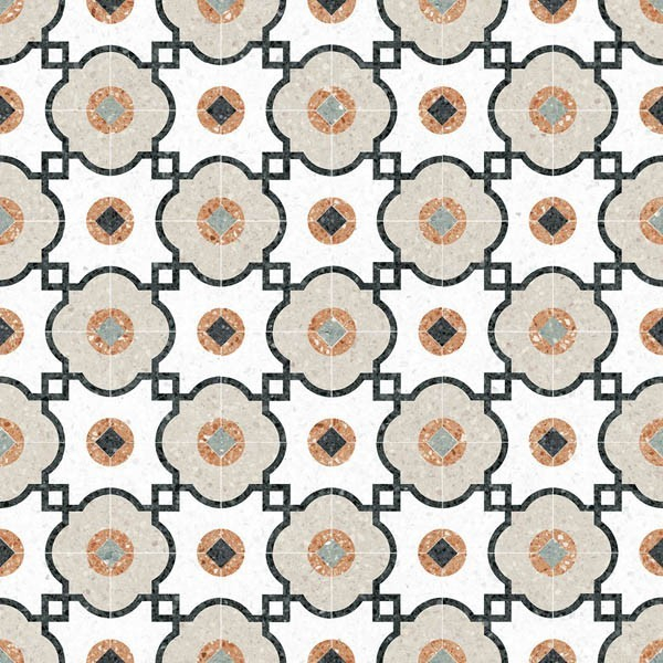 Керамогранит NIZA Octogono Grimaud Multicolor 20x20 от Vives Ceramica (Испания)