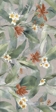 Керамогранит Floresta 17550 джунгли многоцветный ректификат 60x120 от Mei (Германия)