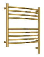 Полотенцесушитель электрический 500x500 Сунержа Богема + выгнутая 03-5803-5050 золото