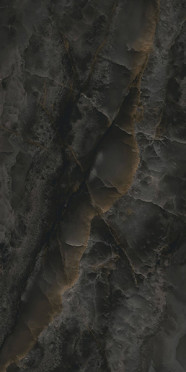 Керамогранит BOOKMATCH ONICE BLACK B SOFT MATT. 160x320x0.6 от Ascale (Испания)