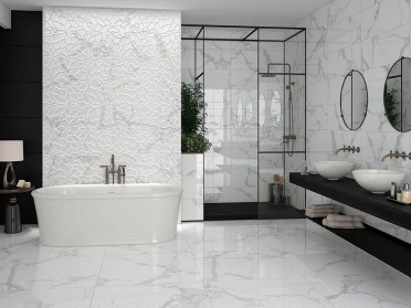 Керамогранит MARBLESTONE CLASSIC WHITE MATT RET (KER_MRB_CW_60) 60x60 от Kerlife Ceramicas (Испания)