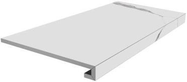 Фронтальная ступень Монте Тиберио клееная белый матовый (SG849990R\GCF) 33x80x0.9 от Kerama Marazzi (Россия)