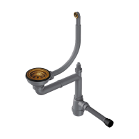 Арматура для одночашевых моек Omoikiri WK-1CL-R-AB022 4956615 античная латунь