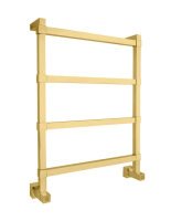 Полотенцесушитель водяной 520x695 Margaroli Panorama 7424704GON золото