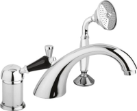 Смеситель на борт ванны с выдвижным душем Cezares Vintage VINTAGE-BVDM-01-Sw хром