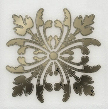 Вставка Клемансо HGD/A252/5246 белый 4.9x4.9 от Kerama Marazzi (Россия)