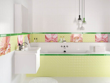 Бордюр Universal Glass UG1G071 розовый 2x44 от Cersanit (Россия)