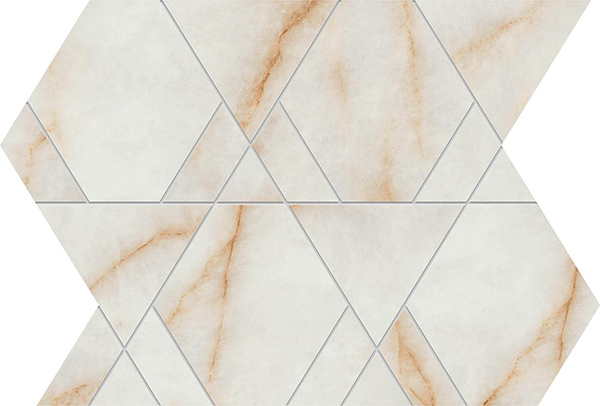 Мозаика Marvel Diva Ice Crystal Mosaico Triangle Lapp. (AYLT) 28.9x33.4 от Atlas Concorde (Италия)