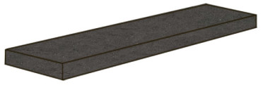 Угловая ступень POETRY STONE RELOADED ANGS.BASALTINA DARK NAT R (PF60017683) 32x120 от ABK Ceramiche (Италия)