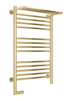 Полотенцесушитель электрический 800x500 Сунержа Богема + с полкой 03-5206-8050 золото