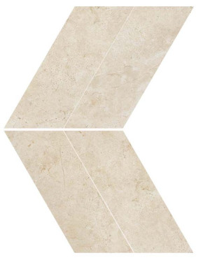 Мозаика керамогранит Marvel Stone Cream Prestige Chevron Lappato (AS1R) 22.5x22.9 от Atlas Concorde (Италия)