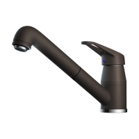 Смеситель для кухни с выдвижной лейкой Omoikiri Tateyama-S-DC 4994135 темный шоколад