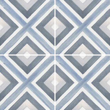 Настенная плитка Artisan Blue 19.8x19.8 от SmileTile (Индия)