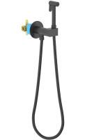 Гигиенический душ со смесителем Aquatek Оберон AQ1024MB черный