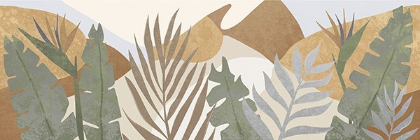 Вставка New garden многоцветный (16520) 25x75 от Mei (Германия)