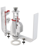 Выпускной комплект с двойной кнопкой AlcaPlast SA08AS 1/2″ CHROM