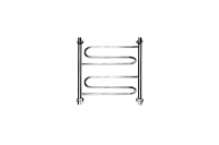 Полотенцесушитель водяной 600x500 Ника Curve ЛЗ 60/50