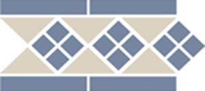 Бордюр Border LISBON with 1 strip (Tr.16, Dots 11, Strips 11) 28x15 от TopCer (Португалия)