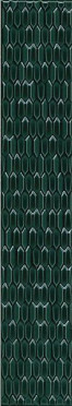 Бордюр Левада зеленый темный глянцевый (LSB001) 40x7.1x9 от Kerama Marazzi (Россия)