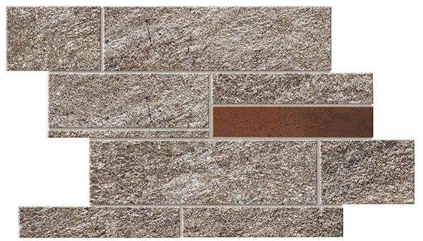 Мозаика Norde Piombo Brick Corten (A599) 39x27.8 от Atlas Concorde (Италия)