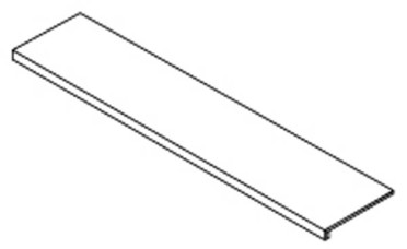 Фронтальная ступень Rinascente Resin Cream SCALINO Front.(620070002721) 33x80 от Atlas Concorde (Россия)