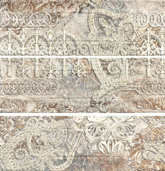 Декор Carpet Decor A-B-C Hill (комп/3шт) 25.1x75.6 от Aparici (Испания)