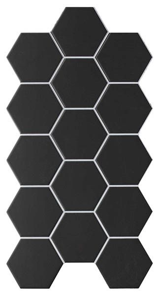 Керамогранит Hex Black (RLD000017) матовая 26.5x51 от Realonda Ceramica (Испания)