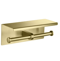 Держатель для туалетной бумаги Aquatek Оберон AQ4909BG шлифованное золото