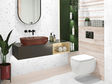 Настенная плитка Play White (WT36PLY00) 30x60x9 от New Trend (Россия)