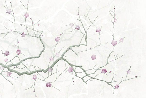 Панно Haiku светло-серый (HI2U522DT) 50x75 от Cersanit (Россия)