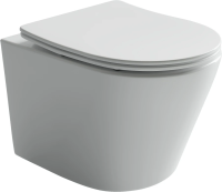 Унитаз подвесной с сиденьем микролифт Ceramica Nova Balearica CN6000 безободковый