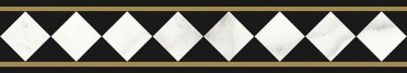 Бордюр Victorian Marble Diamond Brd Gls (K1425MKB40) 7.5x40 от Villeroy & Boch (Германия)