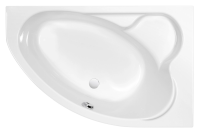 Акриловая ванна Cersanit Kaliope 153x100 асимметричная правостороняя (63341)