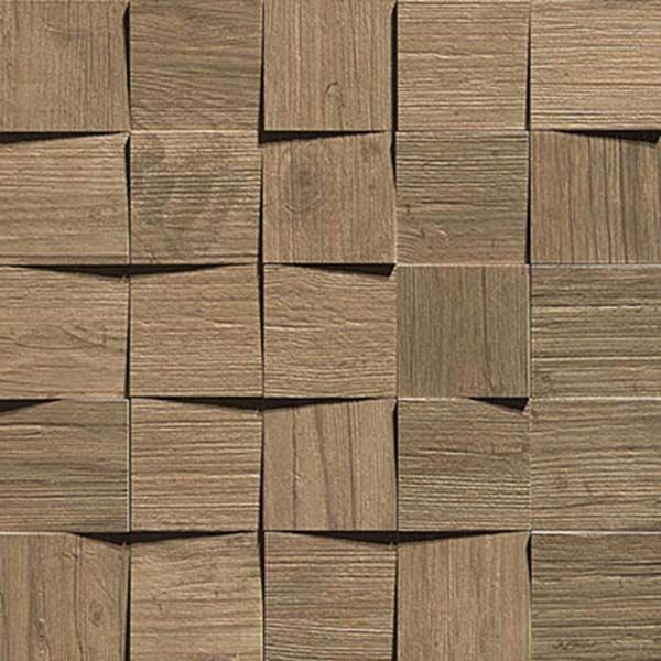 Мозаика Axi Brown Chestnut Mosaico 3D (AMV8) 35x35 от Atlas Concorde (Италия)