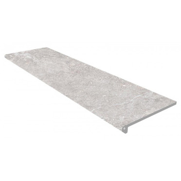 Фронтальная ступень Petra Smooth Round. Gris 33x120 от Gres de Aragon (Испания)
