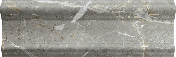 Бордюр Cenefa Augustus Grey 10x30 от APE Ceramica (Испания)