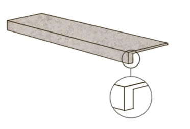 Фронтальная ступень POETRY STONE RELOADED GTOP.JURA ASH NAT R (PF60017680) 32x120 от ABK Ceramiche (Италия)