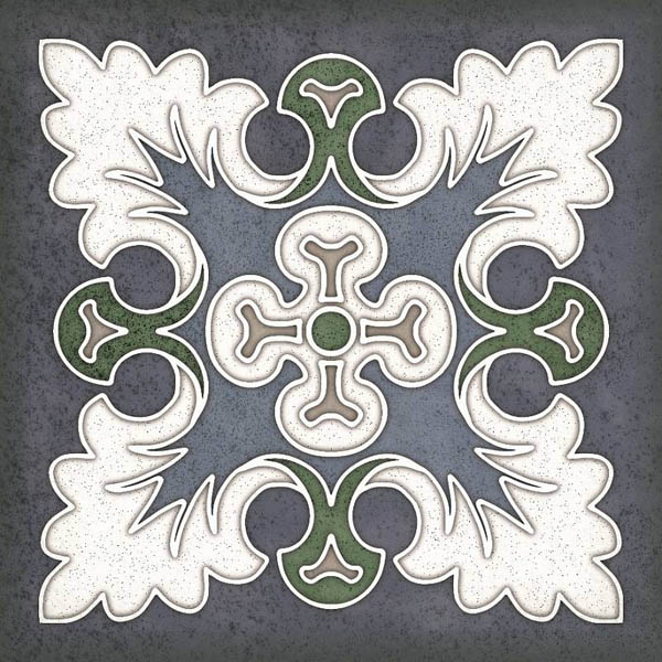 Настенная плитка SMALTO DECOR 1 BLU 15x15 от Керлайф (Россия)