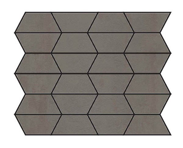 Мозаика CROSSROAD CHALK MOS. GEM SMOKE 30x34 от ABK Ceramiche (Италия)