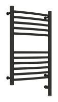 Полотенцесушитель электрический 600х400 Сунержа Богема + выгнутая 15-5803-6040 черный
