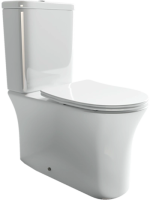 Унитаз-компакт напольный с бачком и сиденьем микролифт Ceramica Nova Star CN1904 безободковый